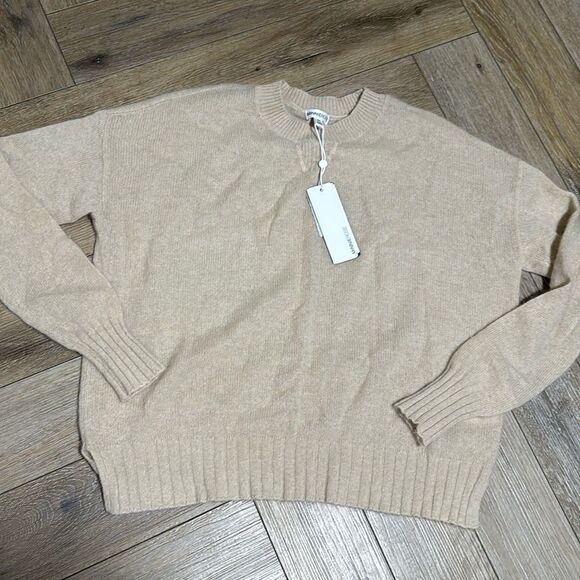 NWT Minnie Rose Cashmere Sport Crew - Picture 1 of 4